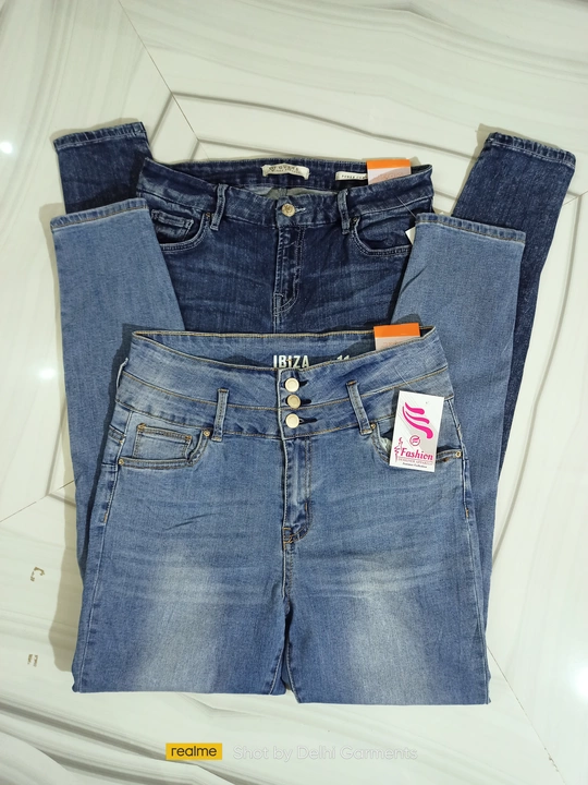 Ladies branded denim jeans uploaded by Delhi Garments wholesale  on 8/27/2022