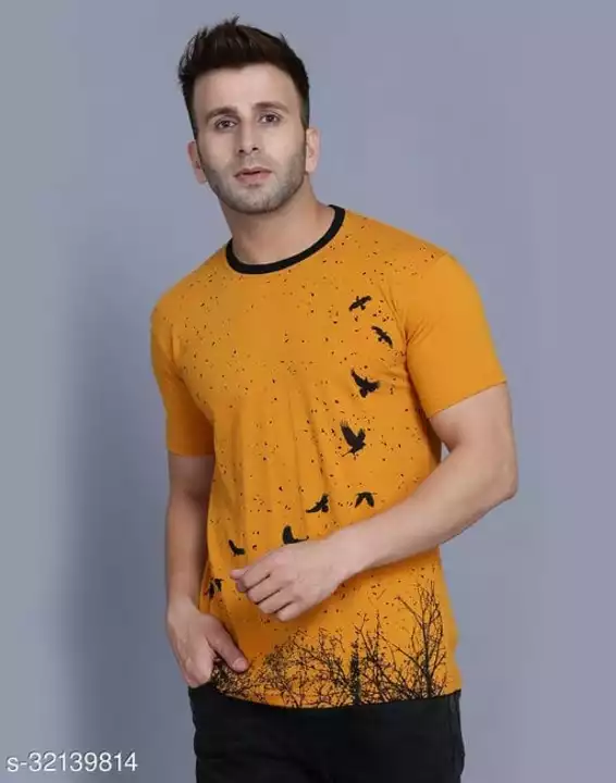 Post image Fashionable Men TshirtsName: Fashionable Men TshirtsFabric: Cotton BlendSleeve Length: Short SleevesPattern: PrintedNet Quantity (N): 1Sizes:S (Chest Size: 18 in, Length Size: 28 in) M (Chest Size: 19 in, Length Size: 29 in) L (Chest Size: 20 in, Length Size: 30 in) XL (Chest Size: 21 in, Length Size: 30 in) 
This Product From E L Gave U a Glamorous Look On Pair OF Jeans And U Can Wear It In All Season it’s a Causual Mens Fashionable and trendy cotton tshirtCountry of Origin: India