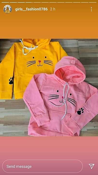 Cat hoodies uploaded by Girls fashion on 12/3/2020
