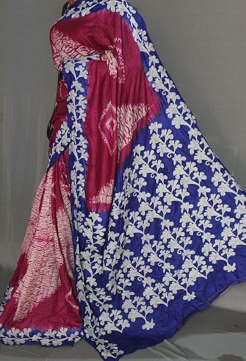 Kantha stitch saree uploaded by business on 12/3/2020