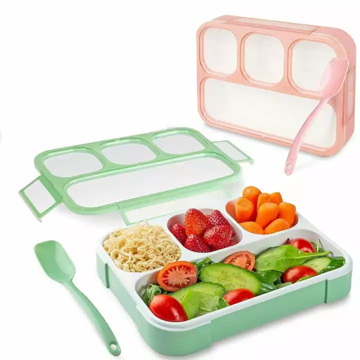 Post image tex-ro Leak Proof 4 Compartment Lunch Box Reusable Microwave Freezer Safe Food Containers with Spoon for Adults and Kids (1Pc - Multicolor) PP Plastic
i am menufecrs watsapp contact number +91 9825480755