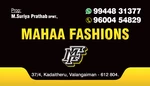 Business logo of Mahaa fashions