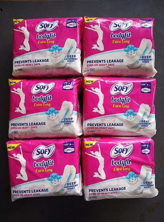 SOFY BODYFIT XL PAD ( PACK OF 6 PCS) EACH PKT CONTAIN 6 PC uploaded by business on 12/3/2020