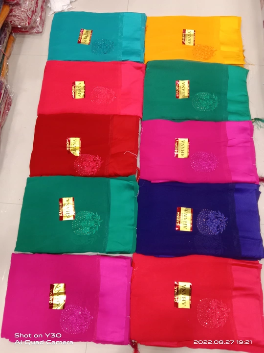 Coffon saree new fabric  uploaded by New fashion on 8/28/2022