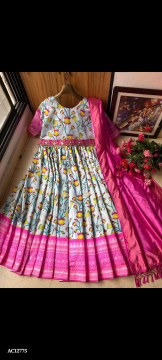 Gown with Dupptta🥳🥳🥳 uploaded by Fashion fabric on 8/28/2022