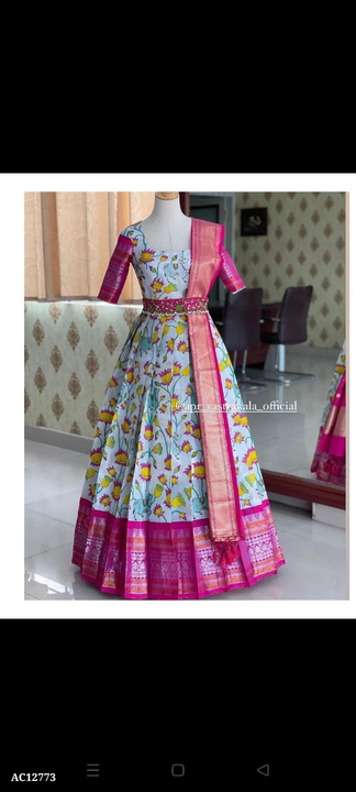 Gown with Dupptta🥳🥳🥳 uploaded by Fashion fabric on 8/28/2022