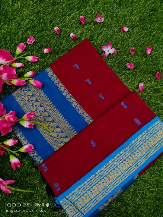 Post image Hello everyone.           

We are manufacturer of handloom saree and suits

Need active wholesaler for selling our products

This is Gadwal silk saree with butta

For more information what's app me 9800946349 (call)