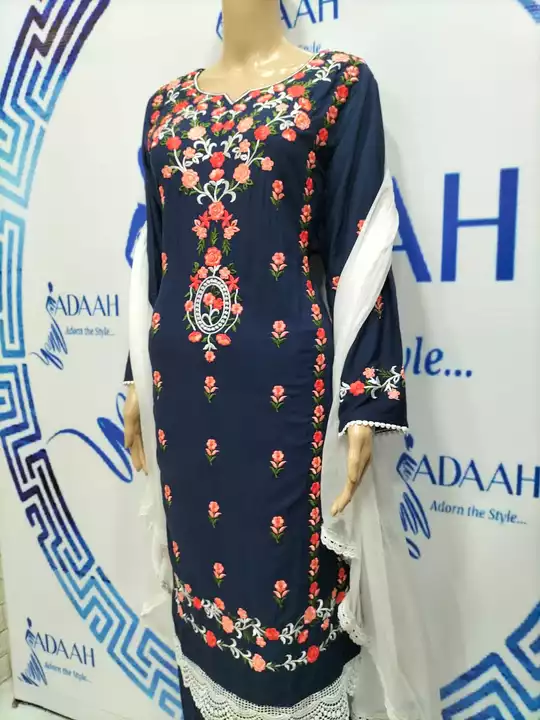 Kurti Embroidery collection #1008 uploaded by business on 8/28/2022