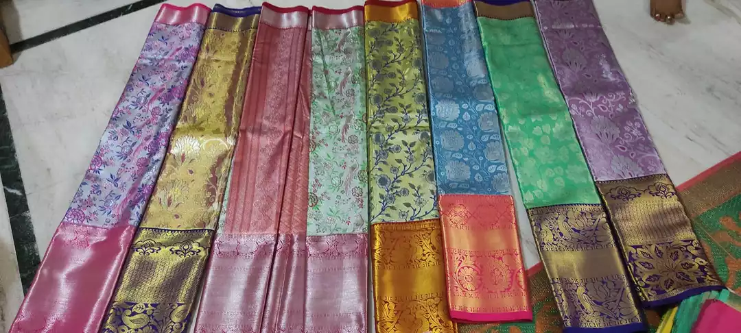 One gram gold and silver zari pattu fancy sarees uploaded by Sri Venkateswara handlooms on 8/28/2022