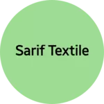 Business logo of Sarif textile
