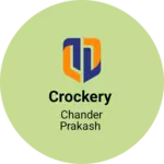 Business logo of Crockery