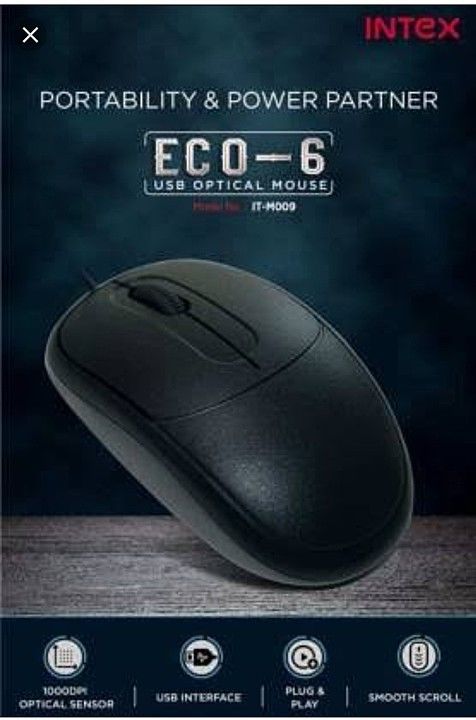 Intex Eco mouse-06 USB  uploaded by SS COMPUTER AND ONLINE WORK on 12/3/2020