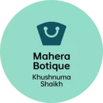 Business logo of Mahera botique