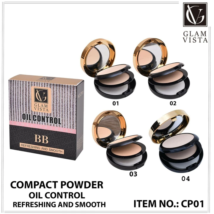 Glam Vista Compact Powder @ 150/- MRP349 uploaded by Bulk Quality Cosmetics @ Best Prices on 8/29/2022