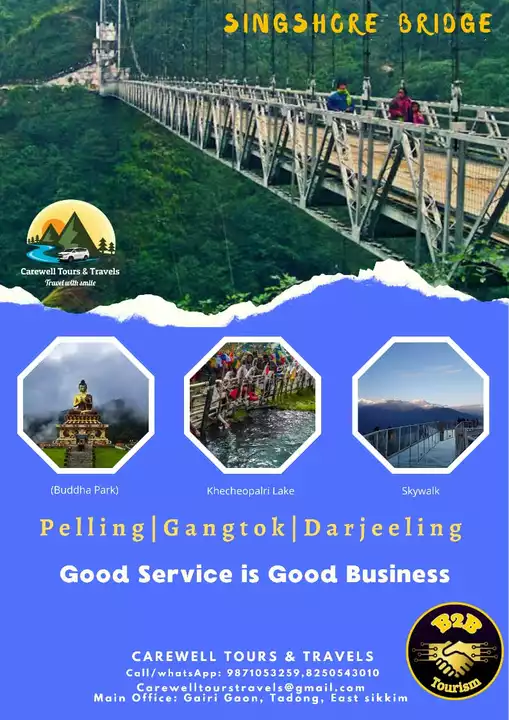 Pelling|Gangtok|Darjeeling Tour paclage uploaded by Carewell Tours & Travels on 8/29/2022