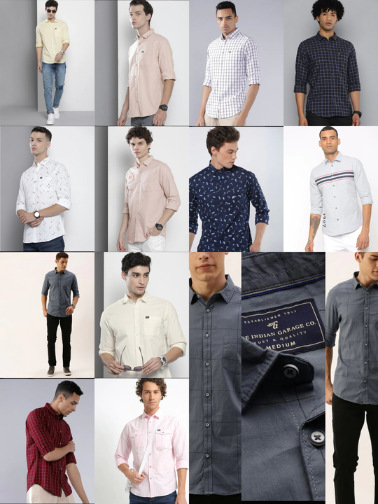 THE INDIAN GARAGE CO BRAND MENS CASUAL SHIRTS uploaded by Urban Apparels on 8/29/2022