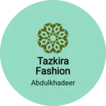 Business logo of Tazkira fashion