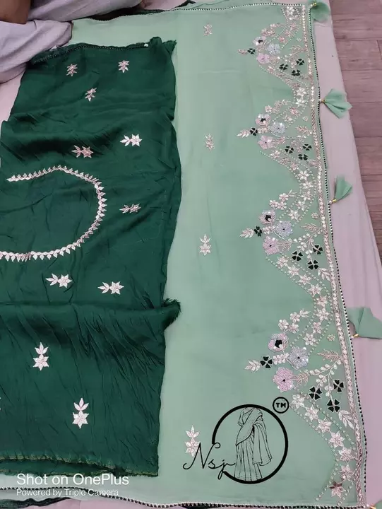Post image 💗NSJ Presents Organza Saree*fully demanding saree  🥰🥰restock avl🥰🥰

👉👉pure orgenza fabric with beautiful meenakari gottapatti palu work 5 trending tassel 💃🏻💃🏻💃🏻💃🏻contrast uppda silk bp 👚👚work Quality suppr
*🅿️🅿️🅿️👉👉3700+$
____book now fast___________________**Buy Original NSJ Saree With NSJ Logo Courier Cover Bag Only*Never Accept parcel without NSJ logo