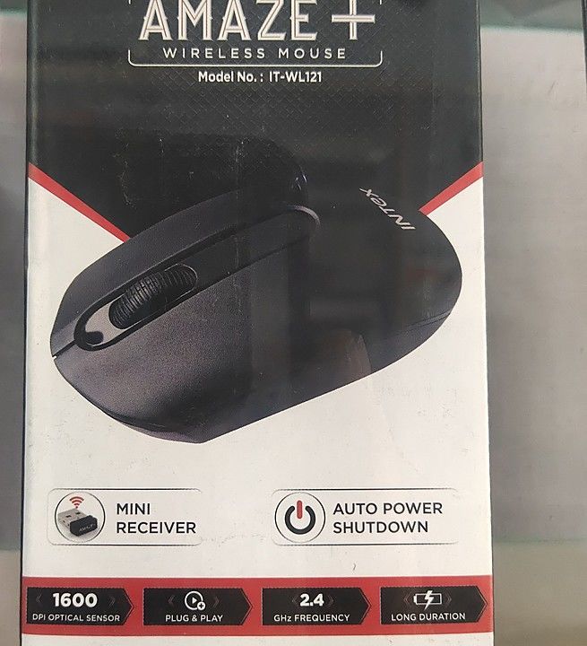 Intex amaze+ wireless mouse uploaded by business on 12/4/2020