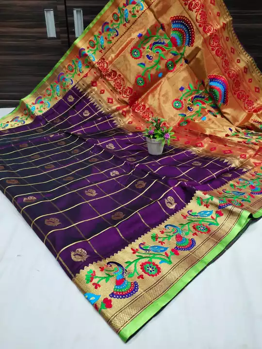 Post image Ananta original handloom paithani silk saree wholesale booking faast WhatsApp enquiry number 9359561295