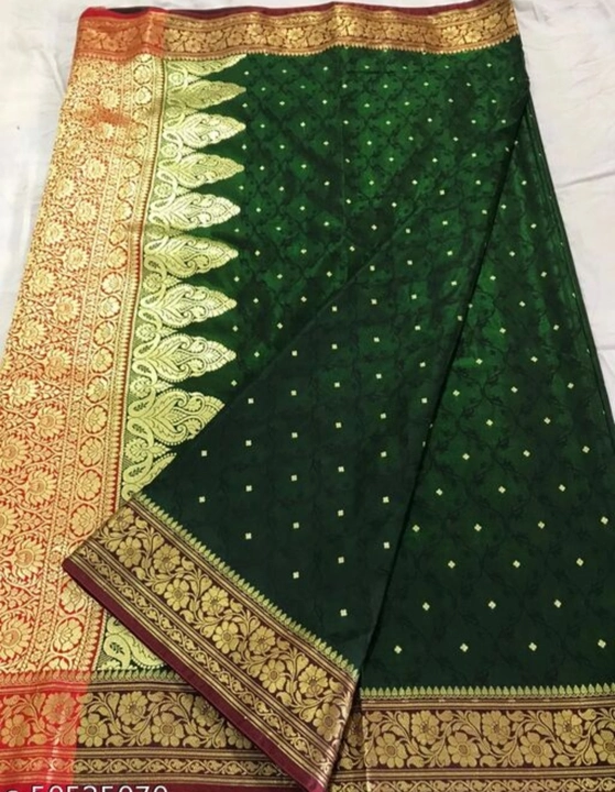 Banarasi heavy anchal tanchui silk saree full stone  uploaded by Mannat textile on 8/29/2022