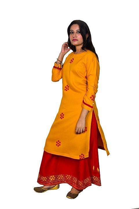 Maravillesa SMART Kurti with long flared skirt uploaded by Radhe krishna clothing on 12/4/2020