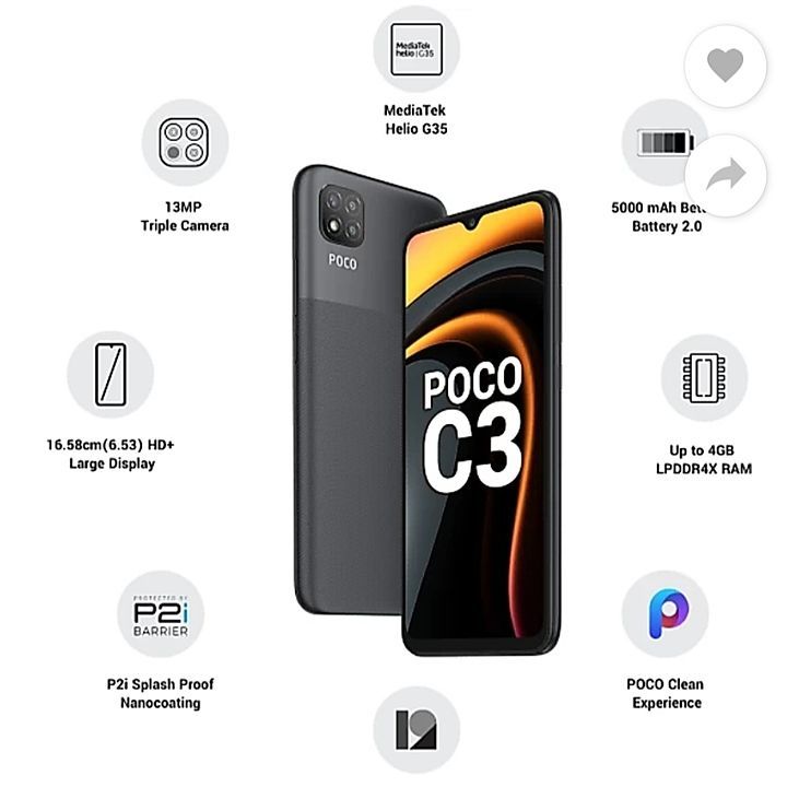 Poco c3 seal pack fresh  uploaded by business on 12/4/2020