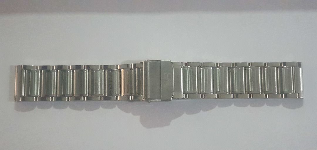 Watch replacement belt dual steel tone uploaded by business on 12/4/2020
