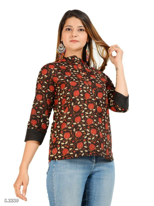 Bagru print cotton tops uploaded by business on 8/29/2022