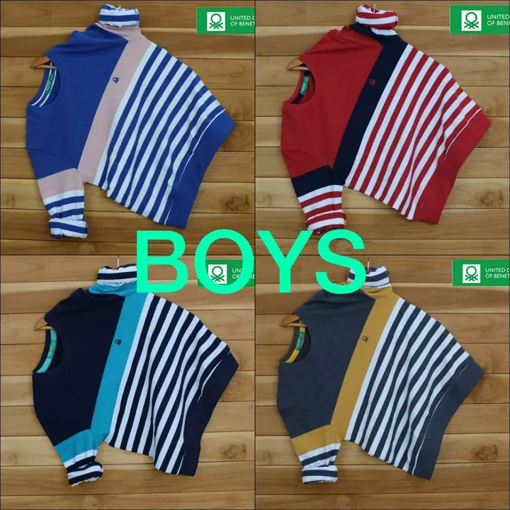 Product image with price: Rs. 198, ID: kids-pure-cotton-stripes-sweatshirt-original-ebf48021