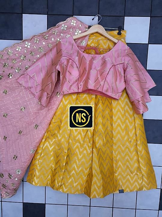 Beautiful Banarasi lehngas set uploaded by Unique designs collection  on 12/4/2020
