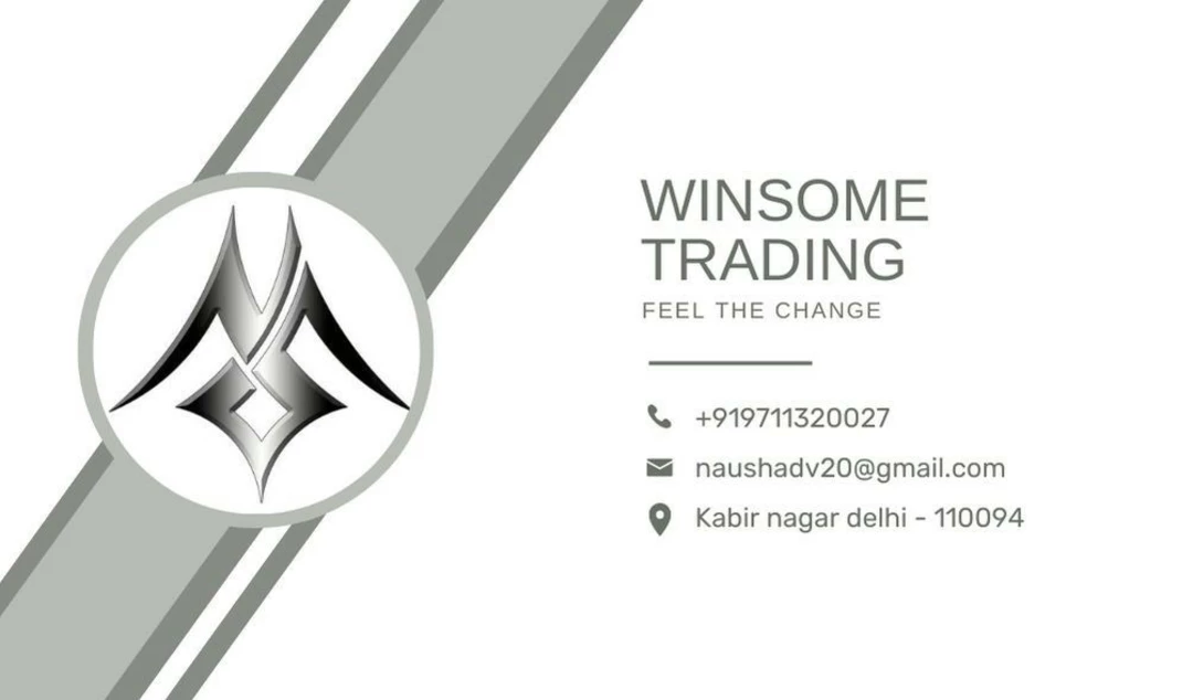 Visiting card store images of winsome trading