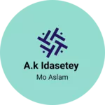 Business logo of A.K idasetey