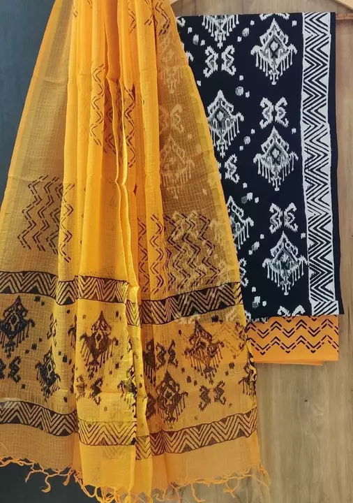 Pure Cotton suit with Kota doria Dupatta  uploaded by Mahi Fabrics & Textiles on 8/30/2022