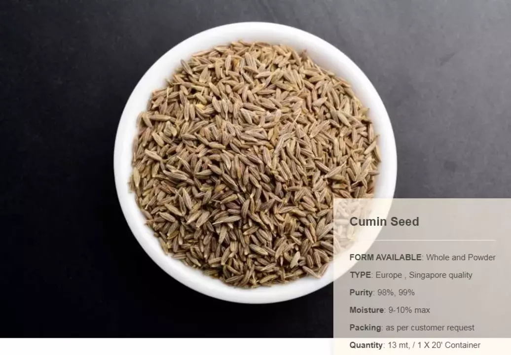 Cumin seed uploaded by business on 8/30/2022