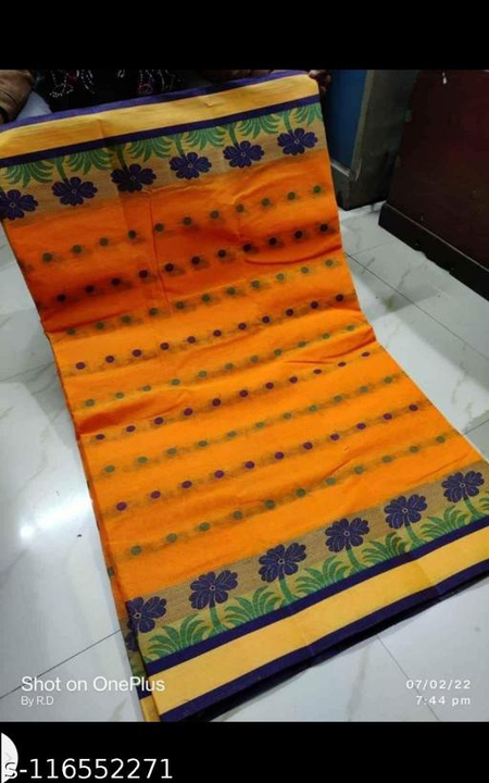 PURE TANT COTTON SAREE Cotton Silk
Blouse uploaded by business on 8/30/2022