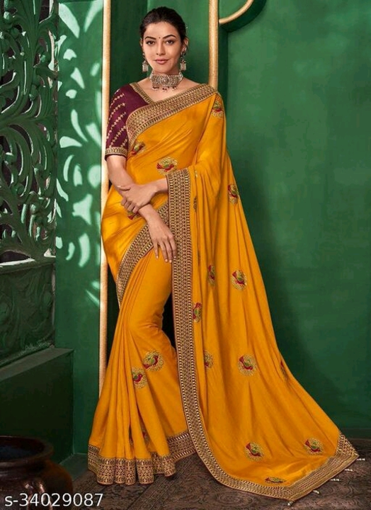 Bollywood Stayl vichitra silk saree  uploaded by business on 8/30/2022