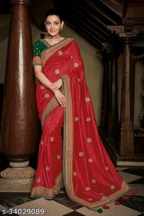 Bollywood Stayl vichitra silk saree uploaded by business on 8/30/2022