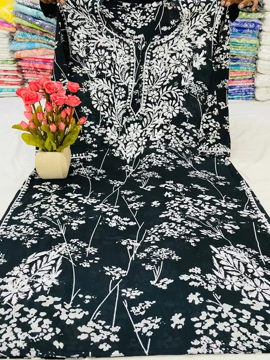 Post image Lucknowi Chikankari printed mul cotton kurti

Fabric:-  Printed Mul Cotton 

Size:-      38 to 46

Length:-  46 approx