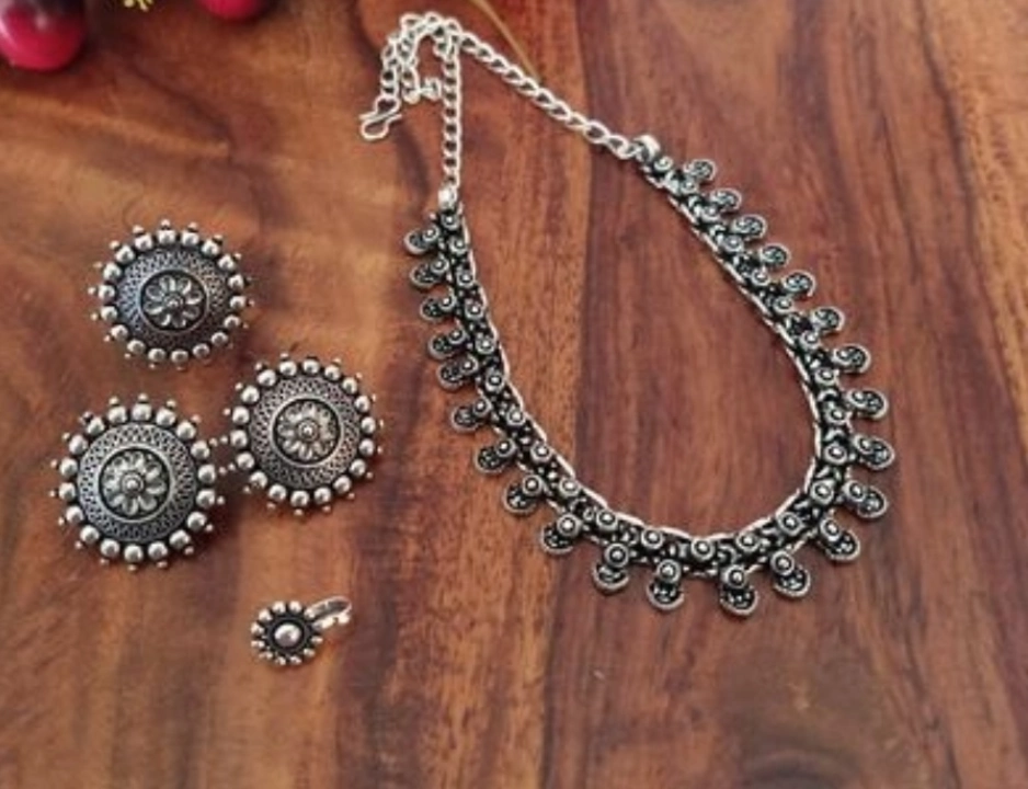 Oxidised Jewellery Set uploaded by S3 & G Shopping Center on 8/30/2022