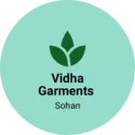 Business logo of Vidha garments