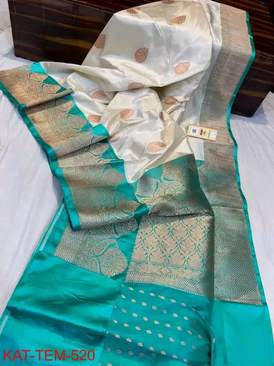 Post image We are manufacturer of pure katan silk sarees