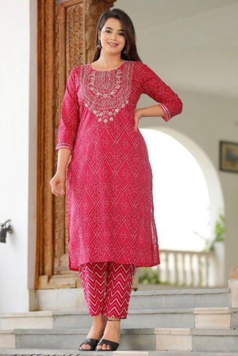 Kurti with pant uploaded by A to z fabrication on 8/30/2022