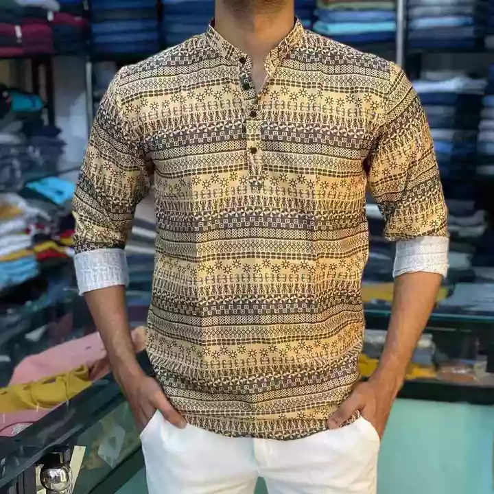 The Tapadiya House stylish printed full sleeve kurta type shirt  uploaded by THE TAPADIYA HOUSE  on 8/30/2022