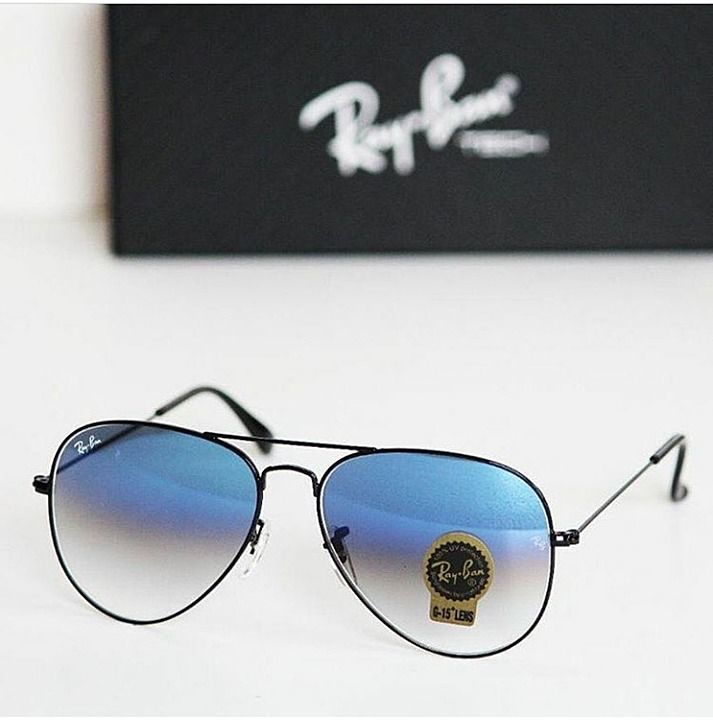 Ray ban- 3026 Blue D.C Lens to Black Metal Frame Branded Sunglasses uploaded by business on 12/5/2020