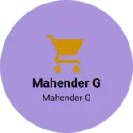 Business logo of Mahender g