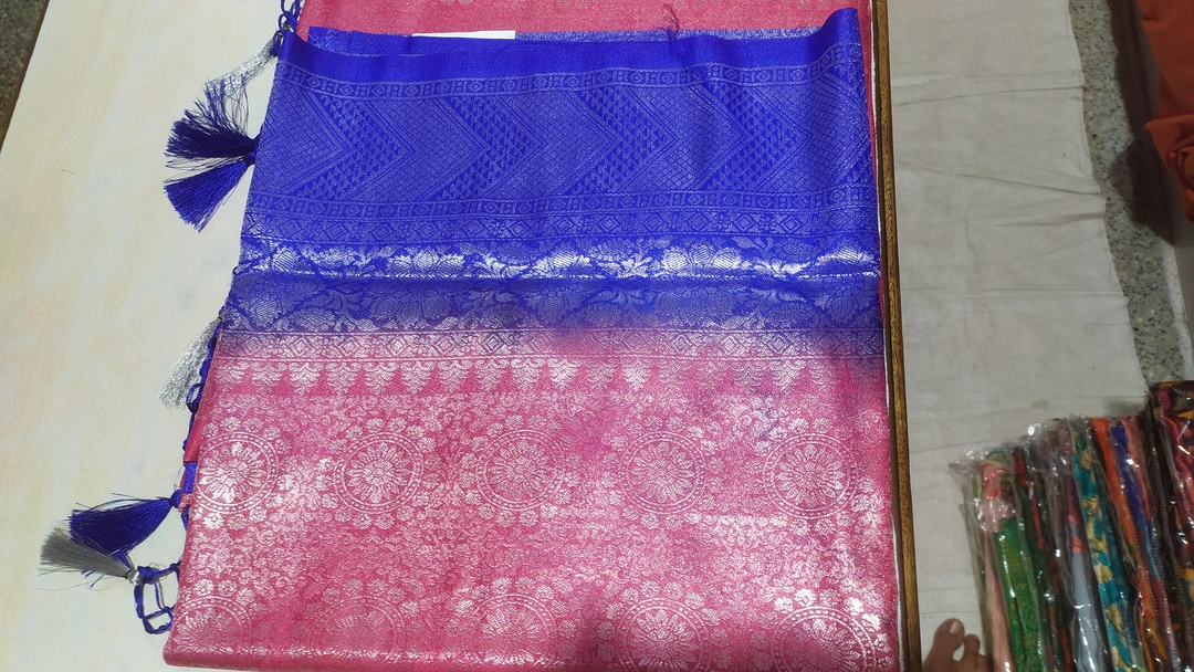 Soft Banaras Silk with Silver Jari uploaded by business on 8/31/2022