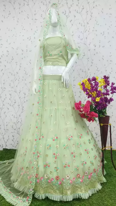 Girlish party wear lehnga  uploaded by business on 8/31/2022