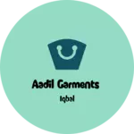 Business logo of Aadil garments