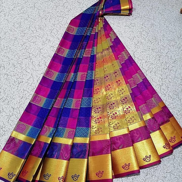 Post image Semi silk saree 
Contrast blouse 
Shipping 50rs All around Tamilnadu 
Around India may cost will vary